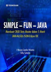 Simple fun java : membuat CRUD data master dalam 5 menit java mysql Json Eclipse IDE