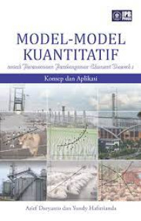 Model Model kuantitatif : untuk perencanaan pembangunan ekonomi daerah