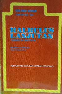 Image of Kalkulus lanjutan : Seri buku schaum