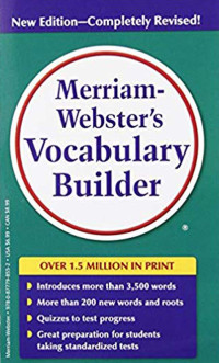 Merriam - webster's Vocabulary Builder