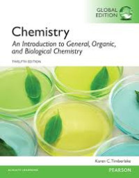 Image of Chemistry : An introduction to general, organic and biologocal chemistry