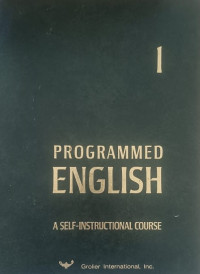 Progammed english : A self instructional course