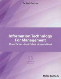 Image of Information Technology for Management