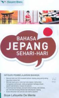 Bahasa Jepang Sehari - hari