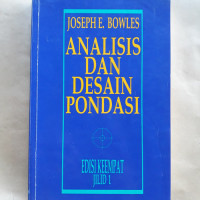 Analisis dan sesain pondasi