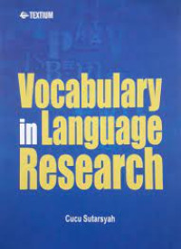 Vocabulary in lenguage research